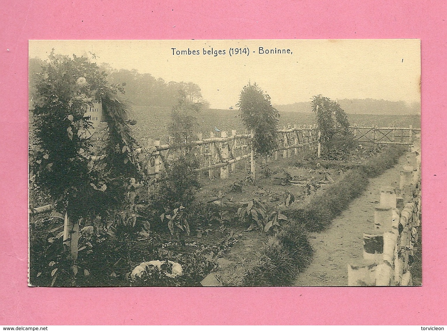 C.P. Boninne =   Guerre 1914-1918  : TOMBES  BELGES  1914 - Namur