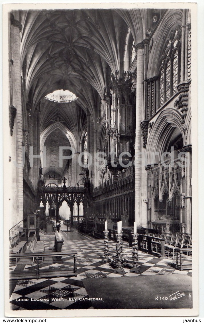 Ely Cathedral - Choir Looking West - K 140 - 1969 - United Kingdom - England - Used - Ely