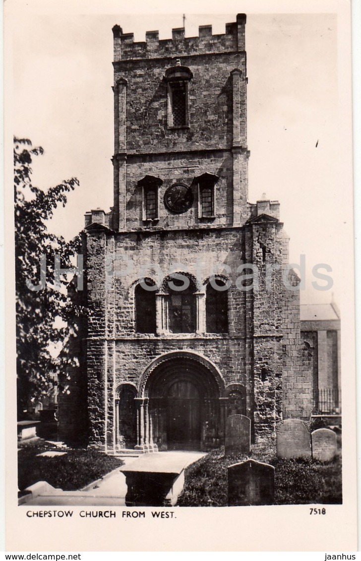 Chepstow Church From West - 7518 - 1952 - United Kingdom - Wales - Used - Autres & Non Classés