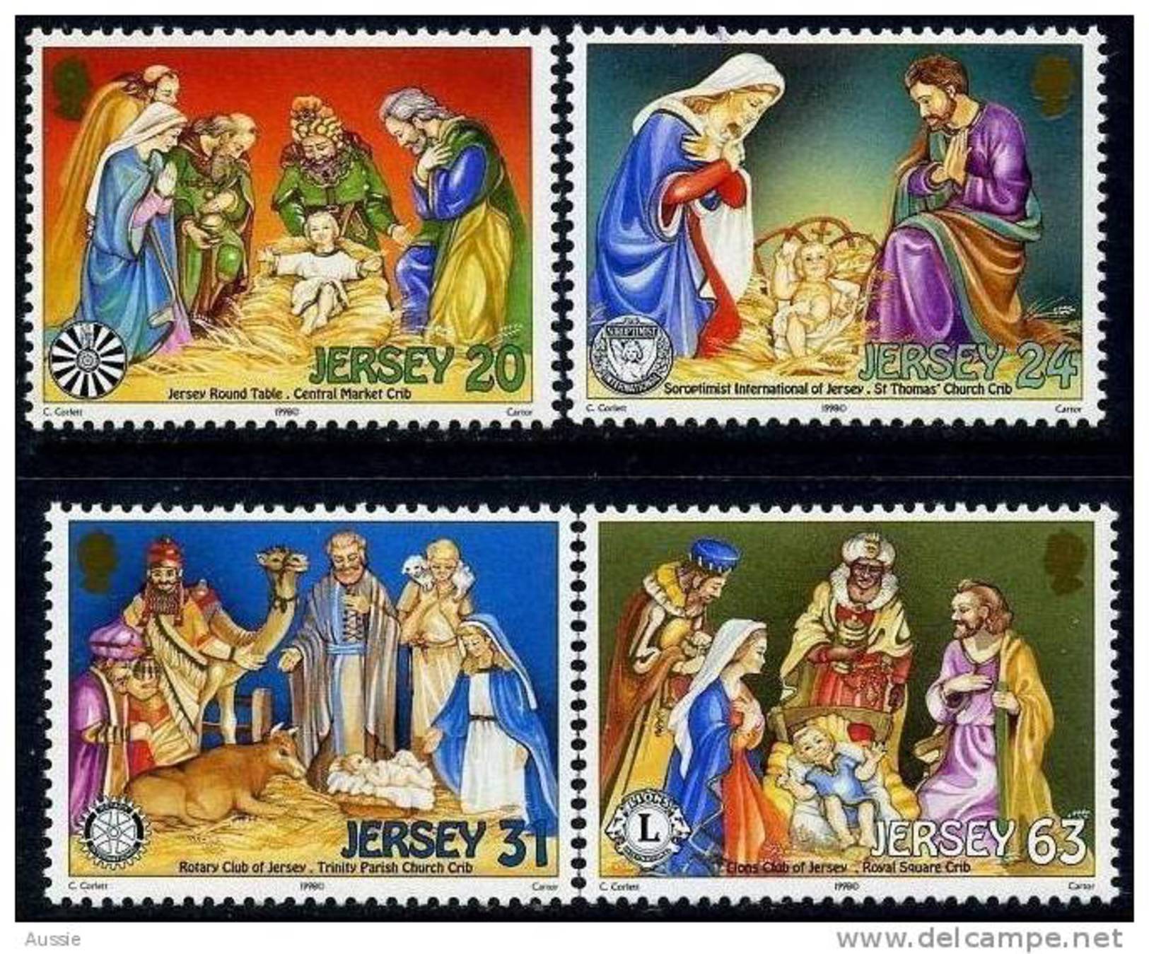 Jersey 1998 Yvertn° 861-64 *** MNH Cote 7 Euro Noel Kerstmis Christmas - Jersey