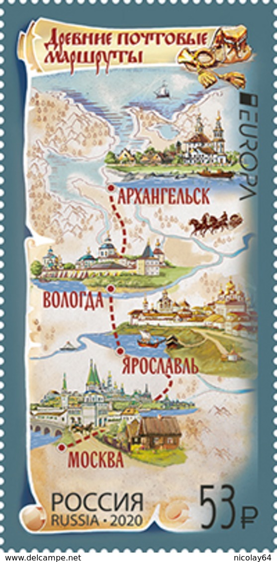 Russia  2020 Europe Stamp MNH - Unused Stamps