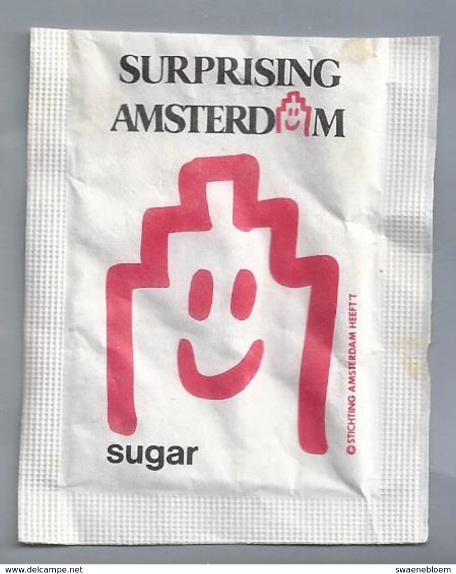 Suikerzakje.- AMSTERDAM. SURPRISING. Suiker Sucre Zucchero Zucker Sugar - Suiker