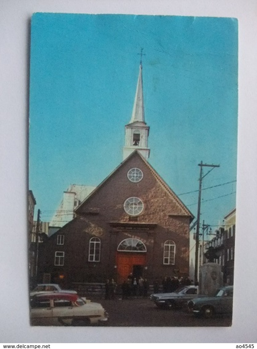 N99 Postcard Canada - Quebec - Eglise Notre-Dame-des-Victoires - Québec - La Citadelle