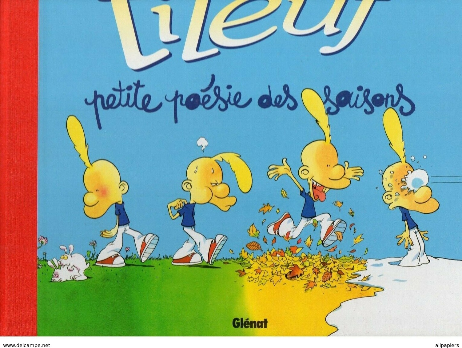 Bande Dessinée Reliée à L'italienne Titeuf Petite Poésie Des Saisons Par Zep - Titeuf