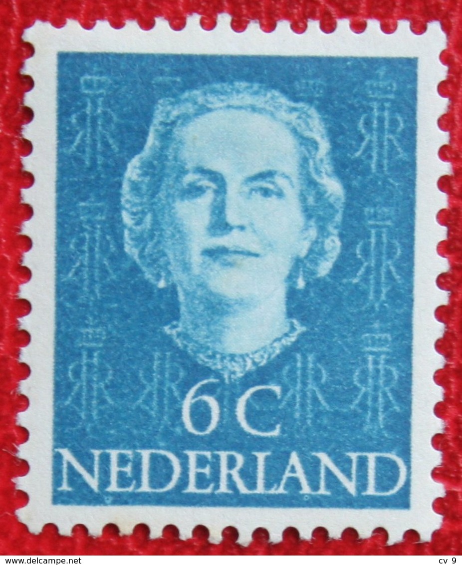 6 Ct Koningin Juliana EN FACE NVPH 519 (Mi 526) 1949 1950 MH / Ongebruikt NEDERLAND / NIEDERLANDE - Ungebraucht