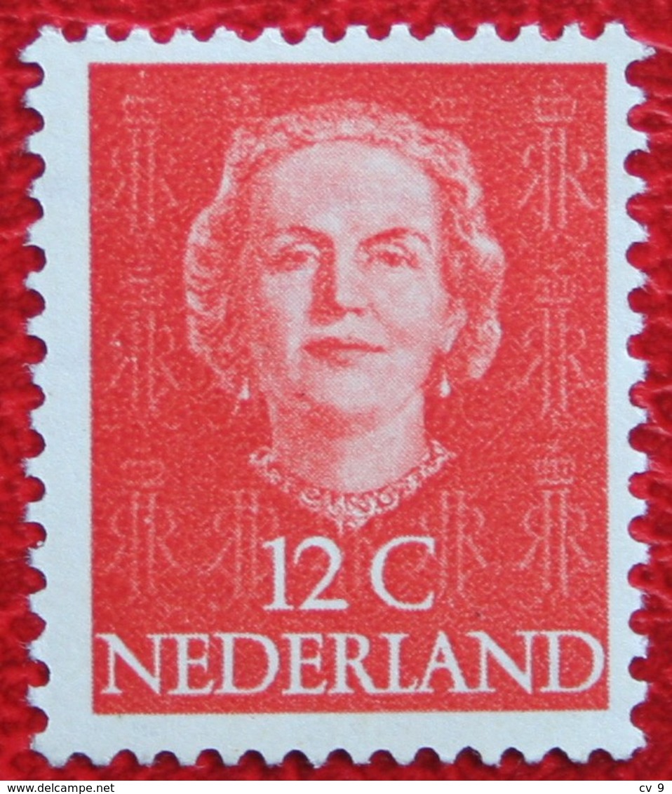 12 Ct Koningin Juliana EN FACE NVPH 522 (Mi 529) 1949-1951 1950 POSTFRIS / MNH ** NEDERLAND / NIEDERLANDE - Ungebraucht