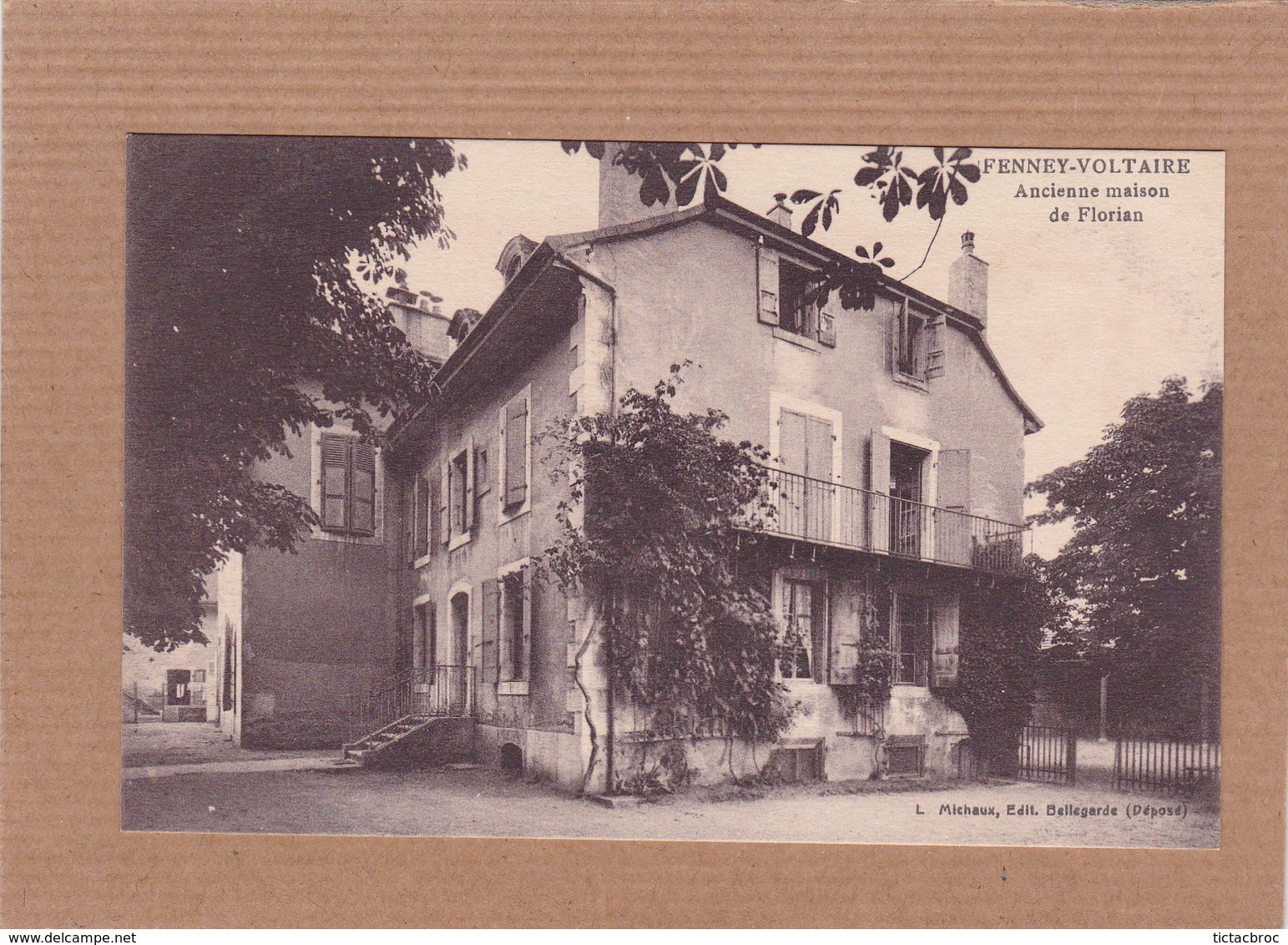 CPA 01 Ferney-Voltaire Ancienne Maison De Florian - Ferney-Voltaire