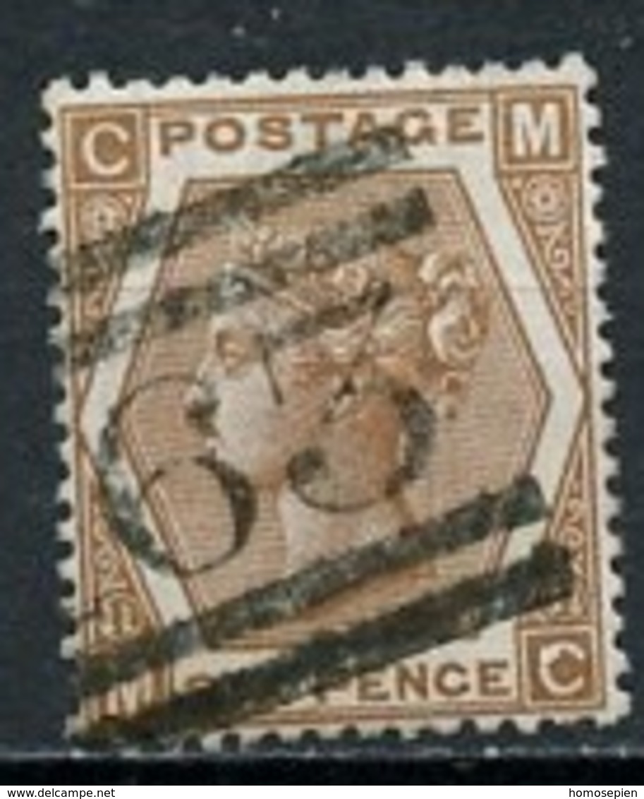 Grande Bretagne - Great Britain - Großbritannien 1872-73 Y&T N°47 - Michel N°38 (o) - 6p Reine Victoria CM 11 - Oblitérés