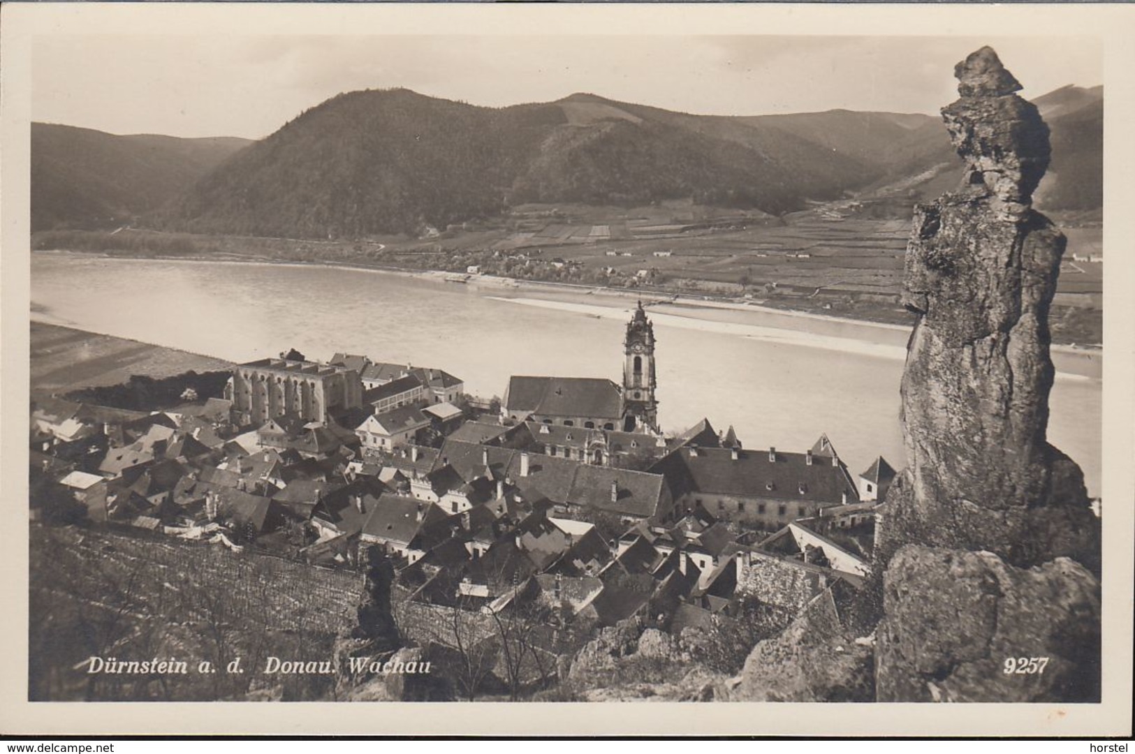 Austria - 3601 Dürnstein - In Der Wachau - Alte S/w Ortsansicht Mit Kirche - Wachau