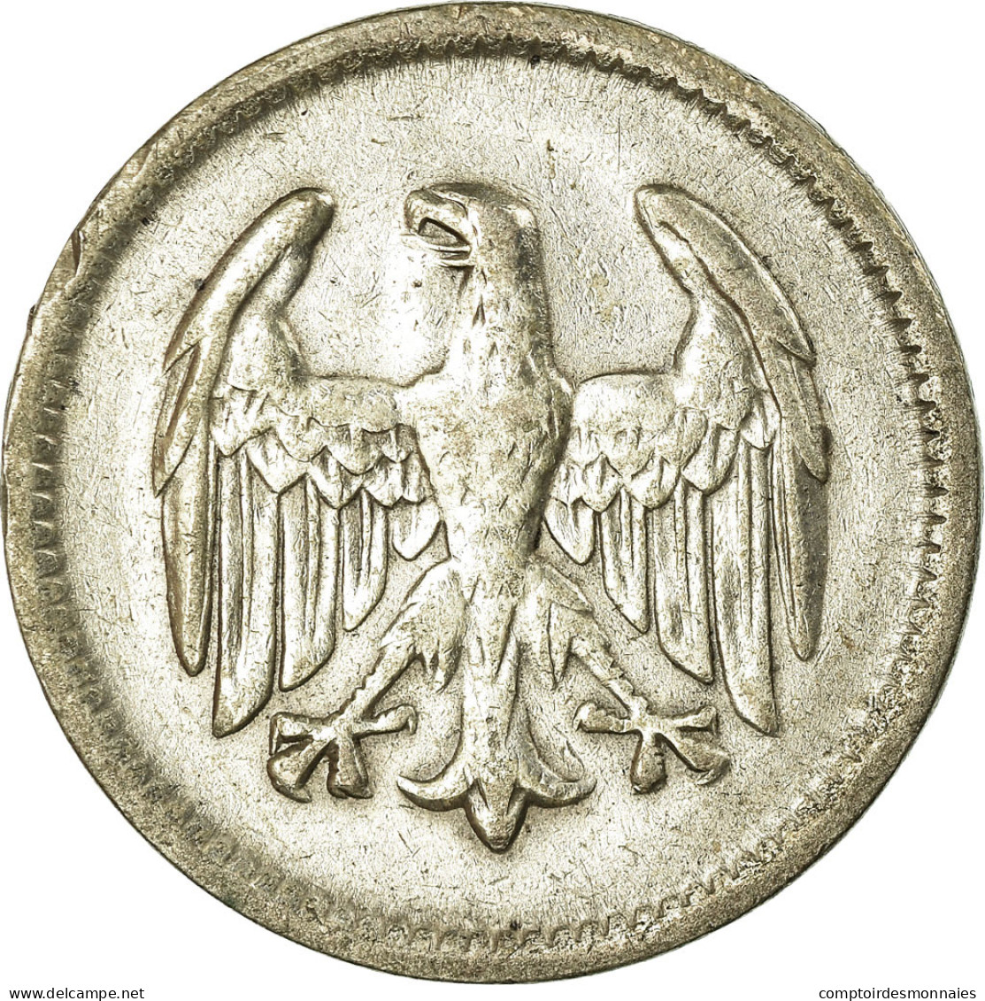 Monnaie, Allemagne, République De Weimar, Mark, 1924, Berlin, TTB, Argent - 1 Marco & 1 Reichsmark