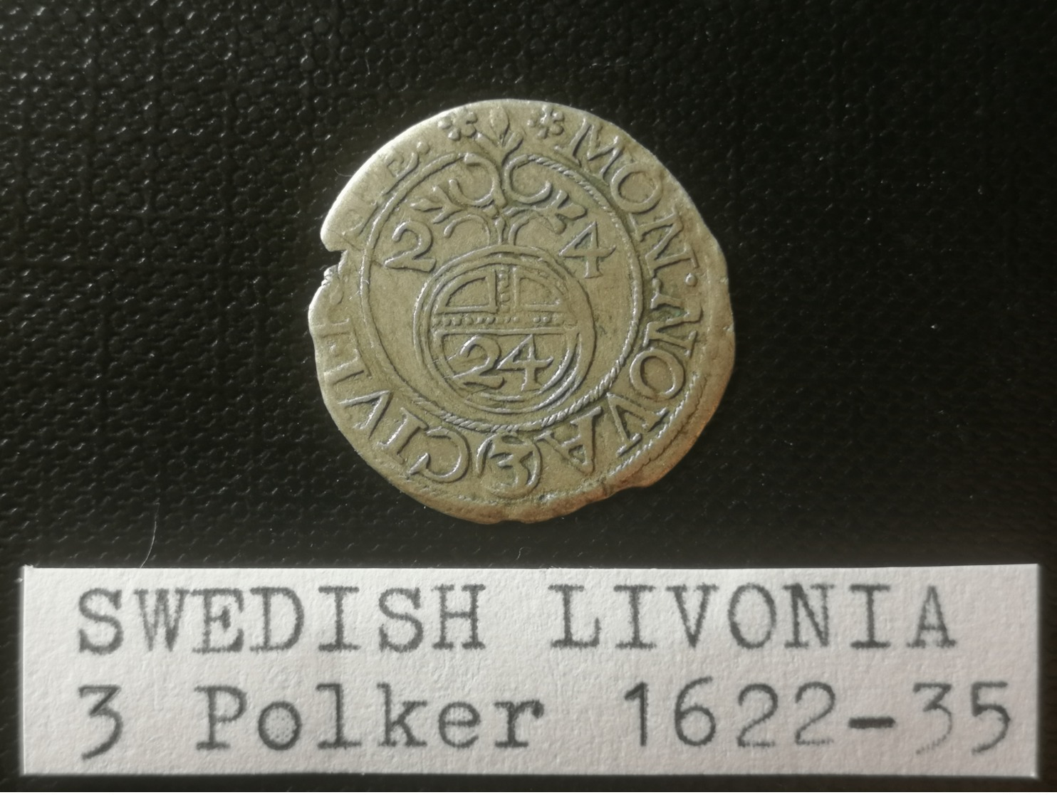 LIVONIE SUÉDOISE/Swedish Livonia - 3 Polker 1624 - Autres – Europe