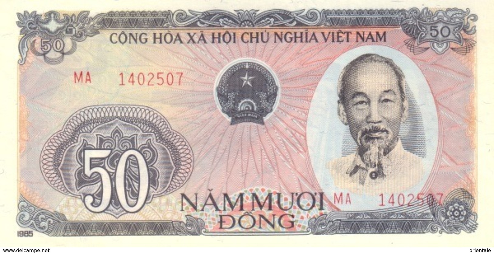 VIETNAM  P. 97a  50 D  1985 UNC - Vietnam