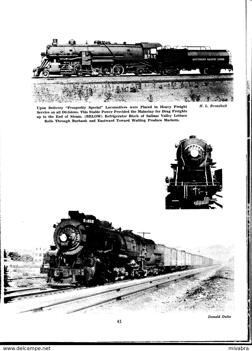 STEAM LOCOMOTIVES SOUTHERN PACIFIC - DONALD DUKE - (EISENBAHNEN CHEMIN DE FER VAPEUR) - Transportation