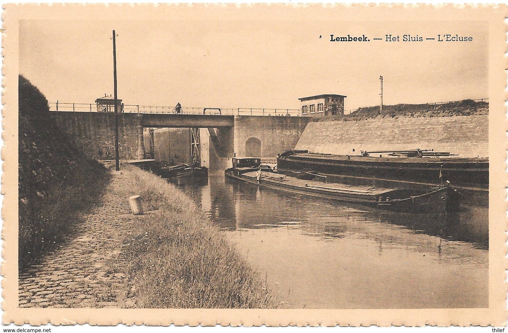 Lembeek NA5: Het Sluis ( Péniche ) - Halle