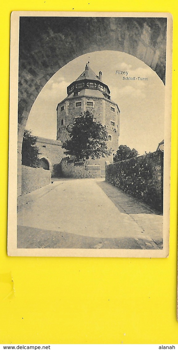 ALZEY Rare Schloss Turm Allemagne - Alzey