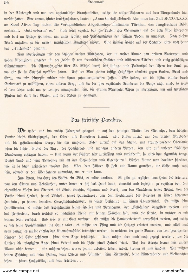 A102 366 Steiermark Voitsberg Krems Hollenegg Artikel Mit Ca. 9 Bildern 1880 !! - Autres & Non Classés