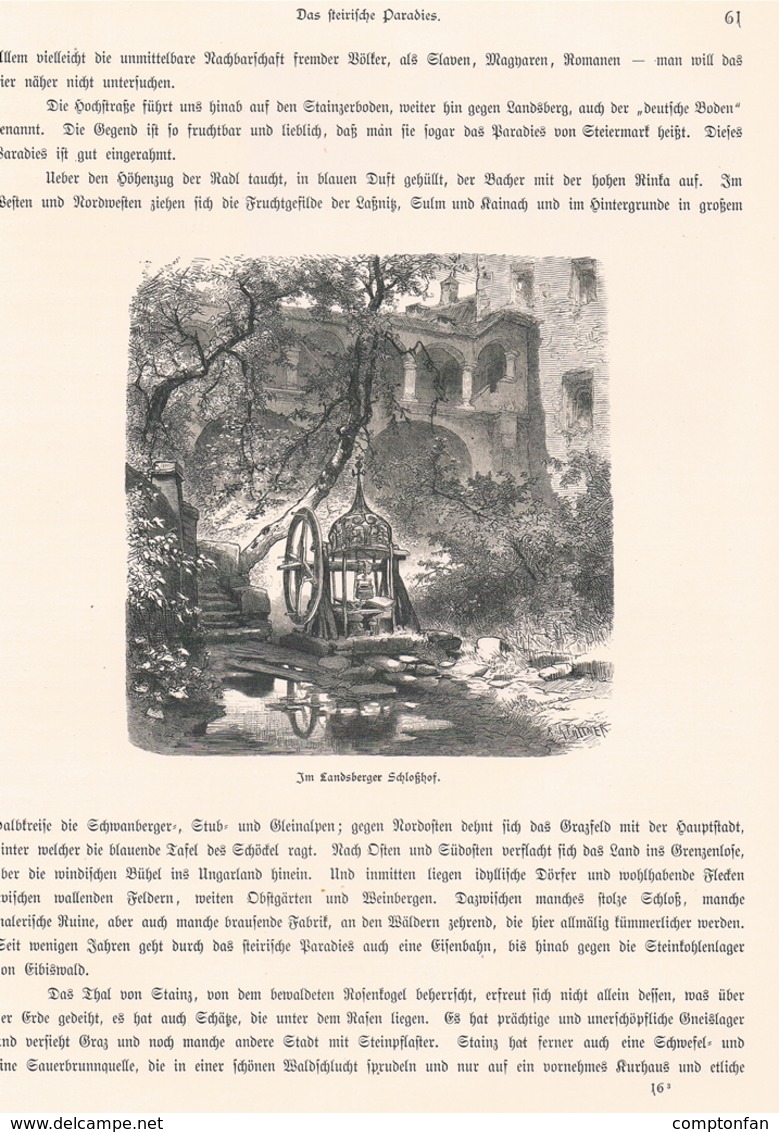 A102 366 Steiermark Voitsberg Krems Hollenegg Artikel Mit Ca. 9 Bildern 1880 !! - Autres & Non Classés