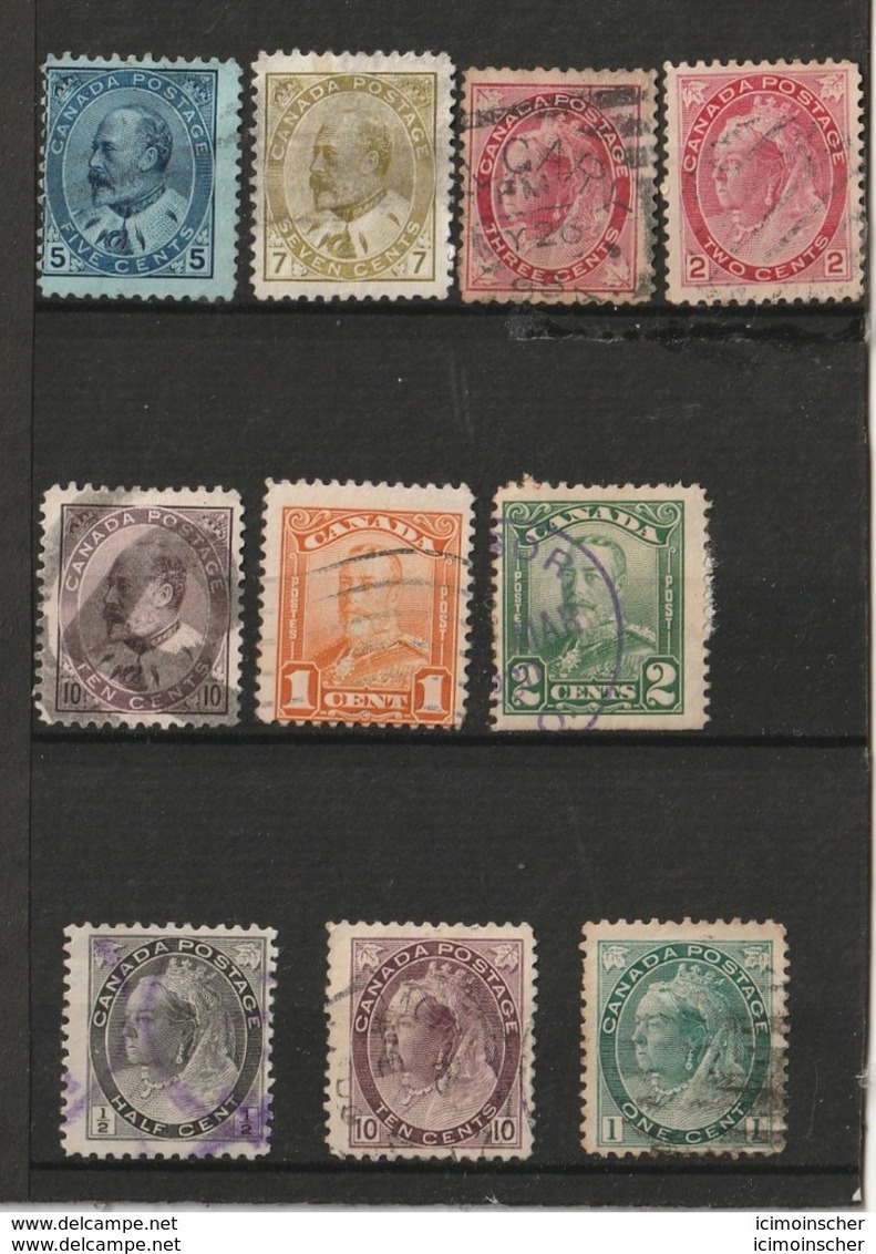 Canada - Lot 22 Timbres - Used Stamps