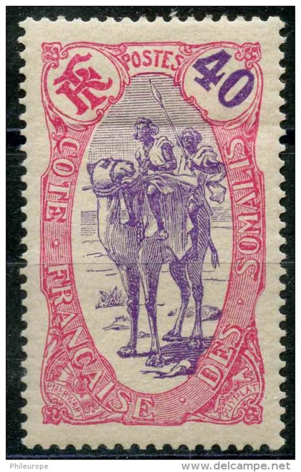 Cote Des Somalis (1909) N 76 * (charniere) - Neufs