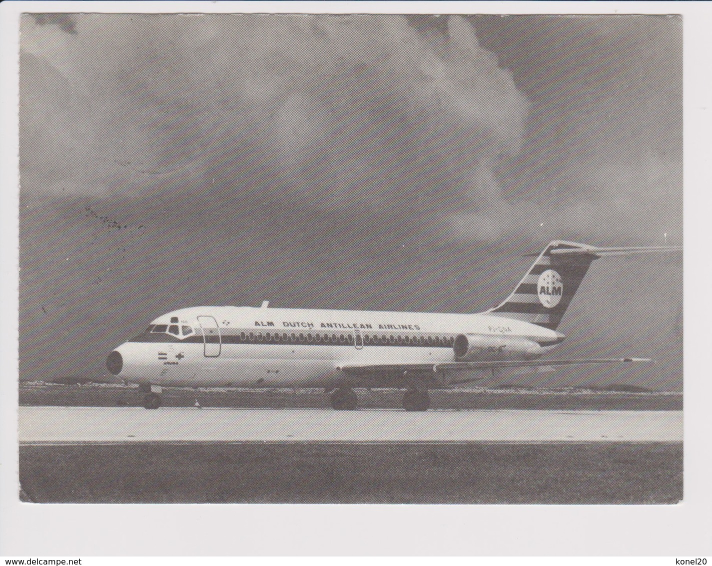 Vintage Rppc KLM Royal Dutch Airlines Daughter ALM Douglas Dc-9 Aircraft - 1919-1938: Between Wars