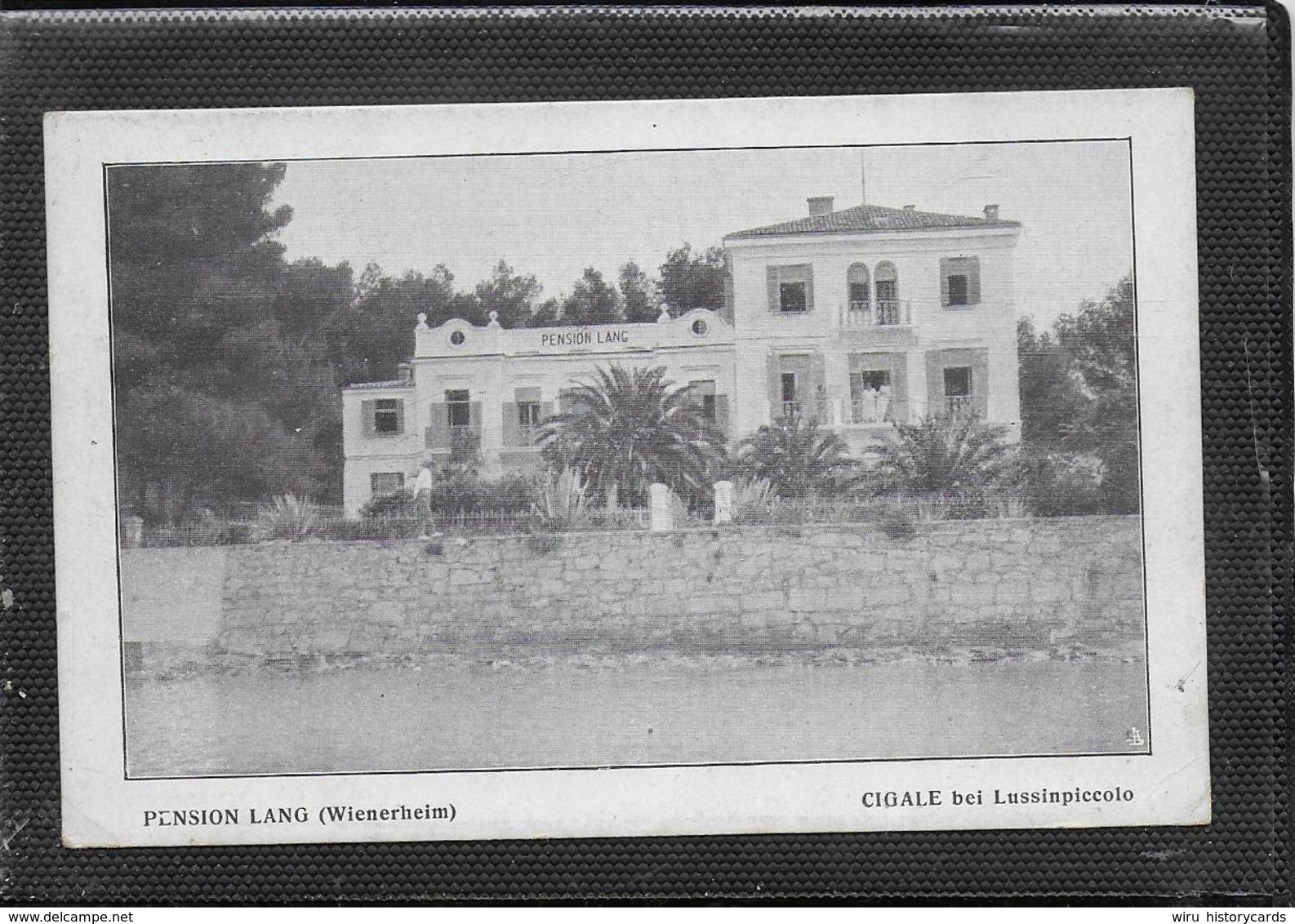 AK 0408  Cigale Bei Lussinpicollo - Pension Lang ( Weinerheim ) Um 1924 - Kroatien