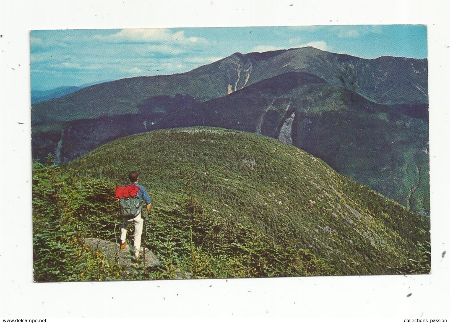 Cp, Etats Unis ,  N.H. ,Mt. LAFAYETTE , Franconia Notch ,  Voyagée 1967 - White Mountains