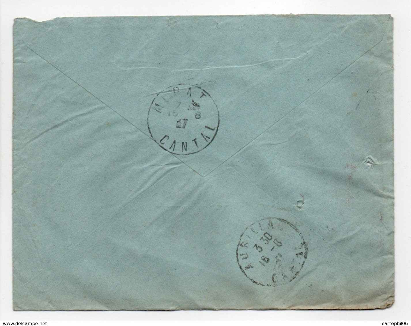 - Lettre Recommandée GUÉRET (Creuse) Pour MURAT (Cantal) 14.8.1937 - Bel Affranchissement Philatélique - - Covers & Documents