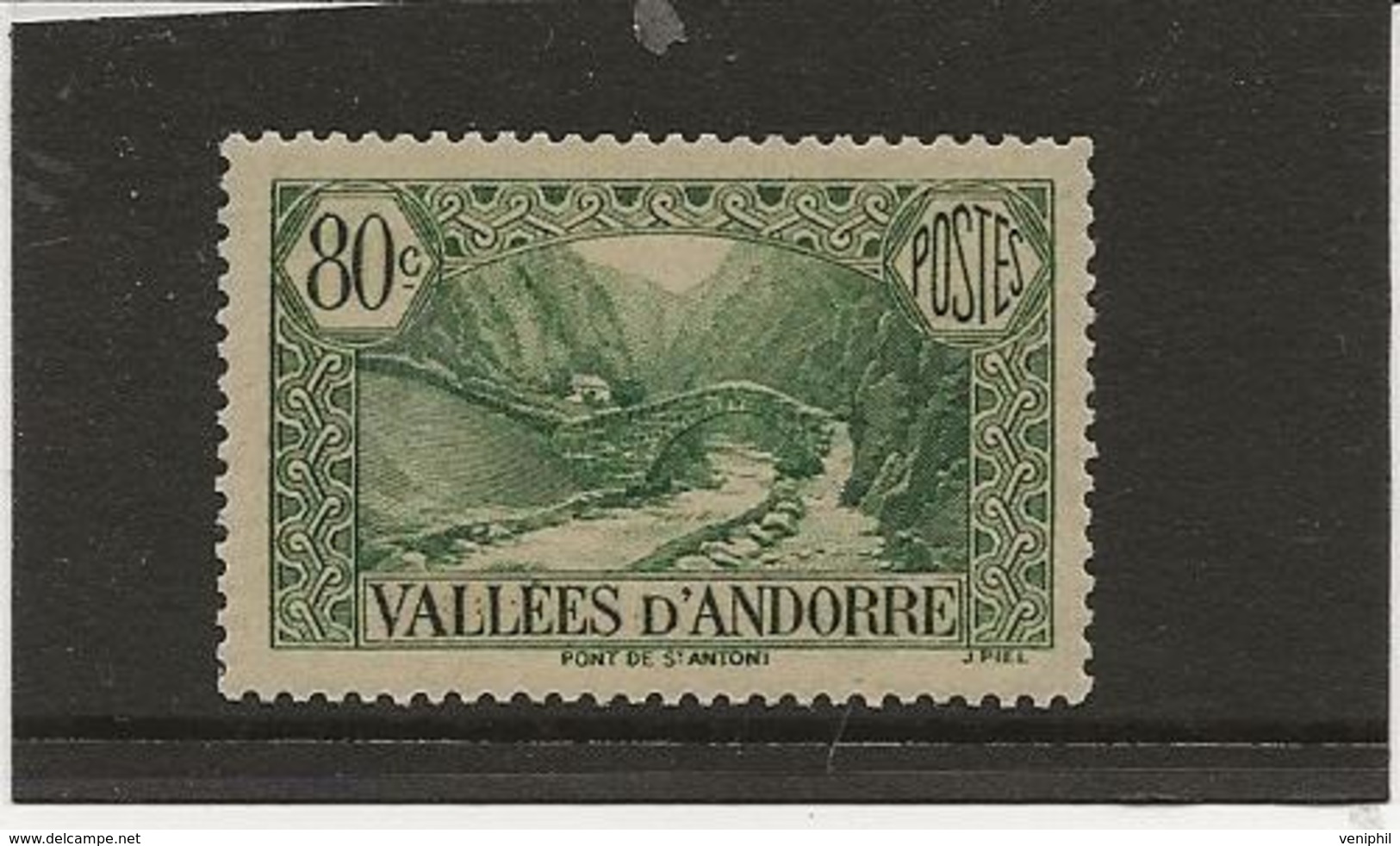 ANDORRE - N° 71 NEUF SANS CHARNIERE -ANNEE 1937-43 -COTE : 70 € - Unused Stamps