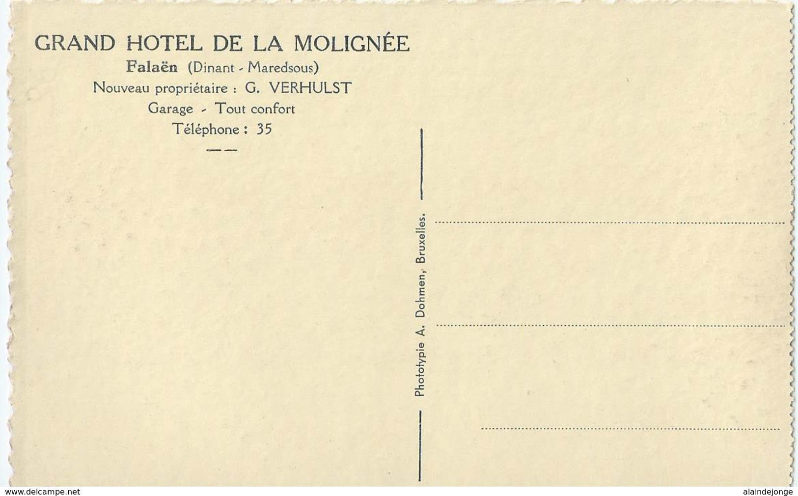 Falaën - Une Vue Générale De L'Hôtel Et Des Jardins - Grand Hôtel De La Molignée - Onhaye