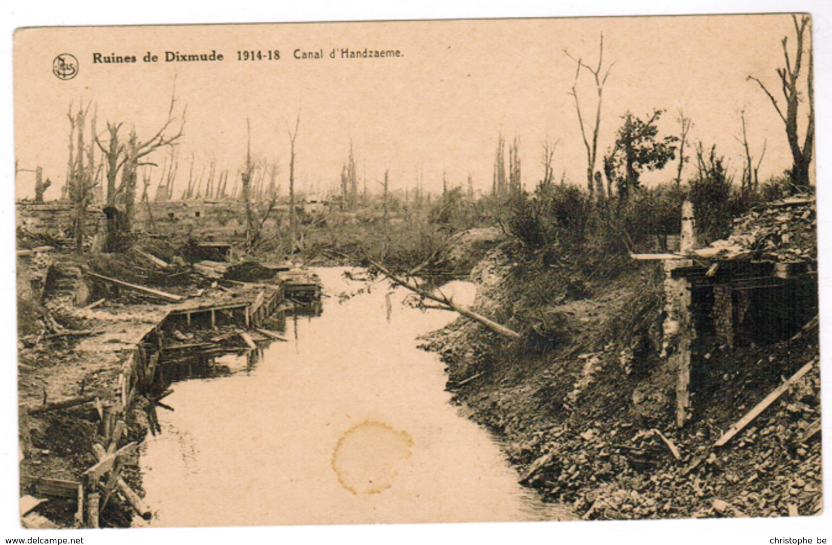 Diksmuide, Ruines De Dixmude, Canal D'Handzaeme (pk67049) - Diksmuide