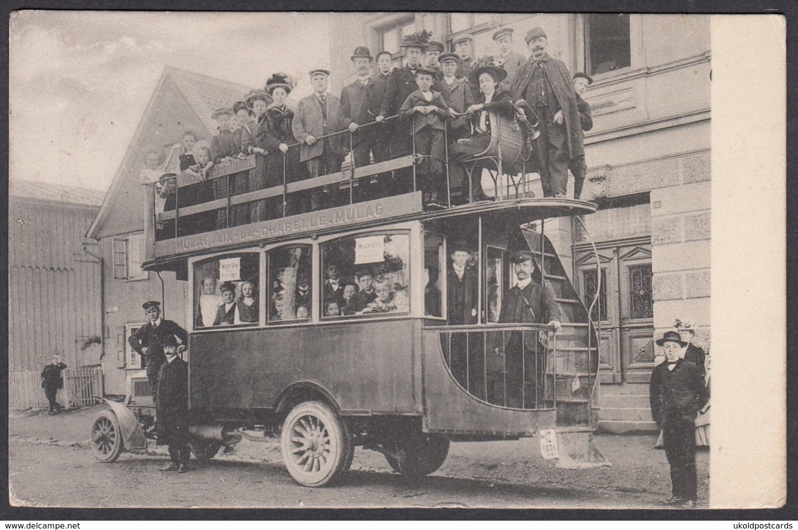 AK - Walter Gries, Und Hauderei, WERMELSKIRCHEN, Autobus,  Dhünn - Wermelskirchen, 1912 - Wermelskirchen