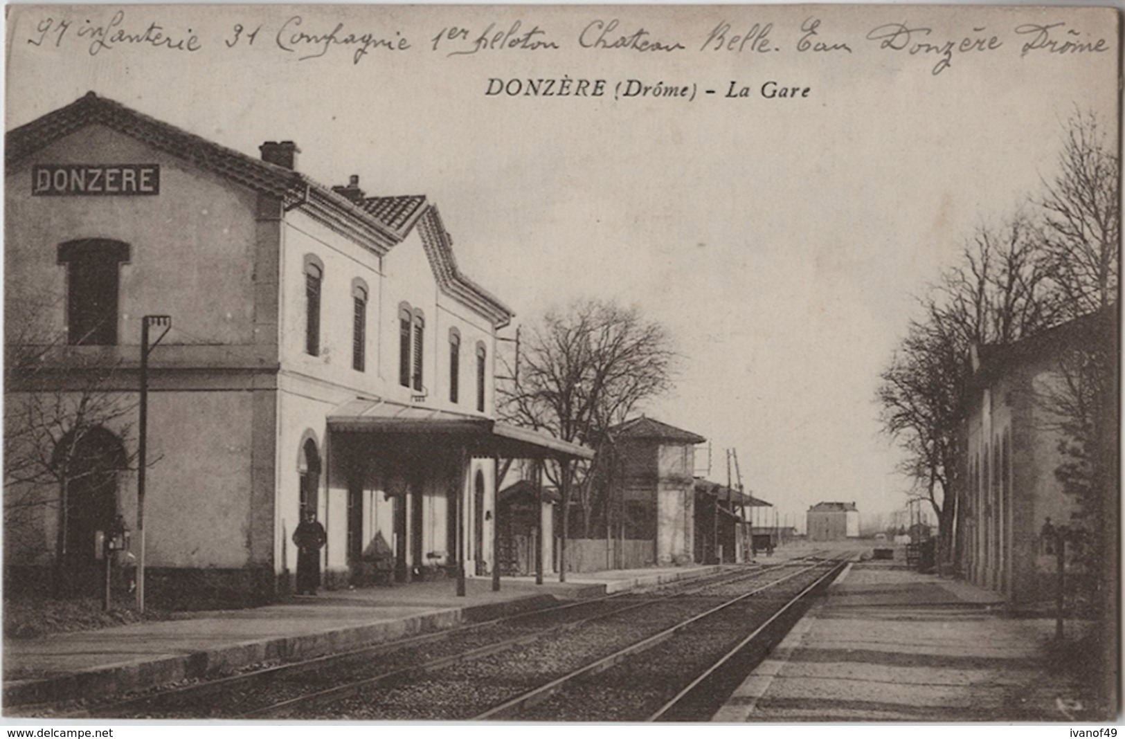 26 - DONZERE - CPA - La Gare - Donzere