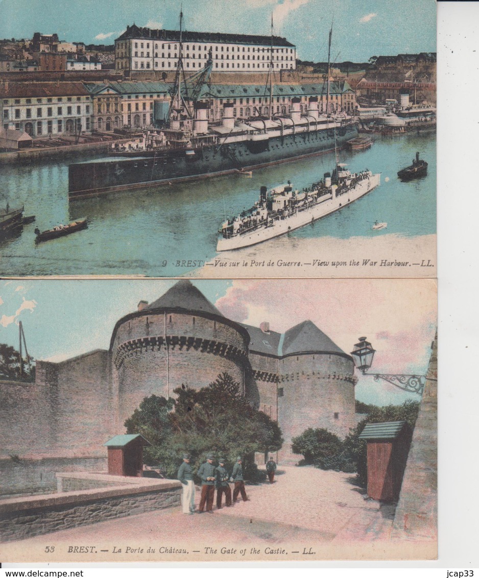 29 BREST  -  LOT DE 20 CARTES  -