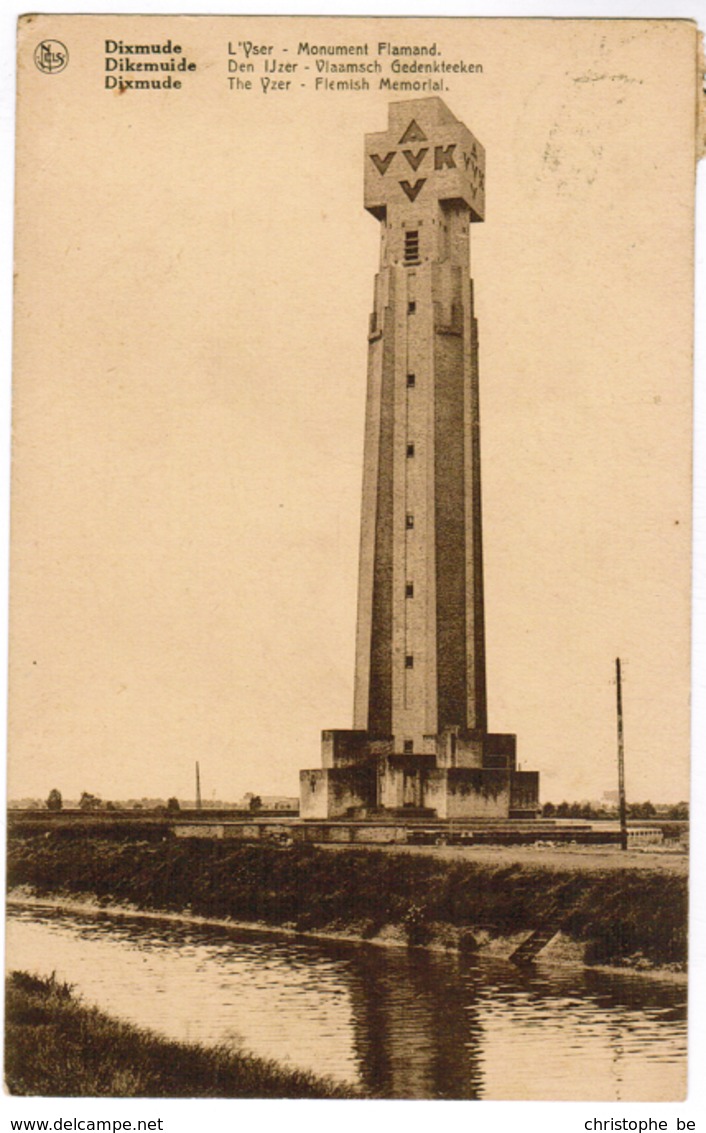 Diksmuide, Dixmude, Den Ijzer, Vlaamsch Gedenkteeken (pk67061) - Diksmuide