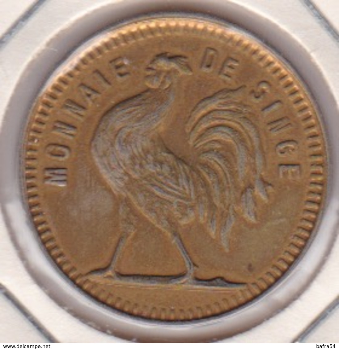 Jeton De Maisons Closes Ou Tolérance- PARIS - AUX BELLES POULES- 32 RUE BLONDEL - Brothel Tokens