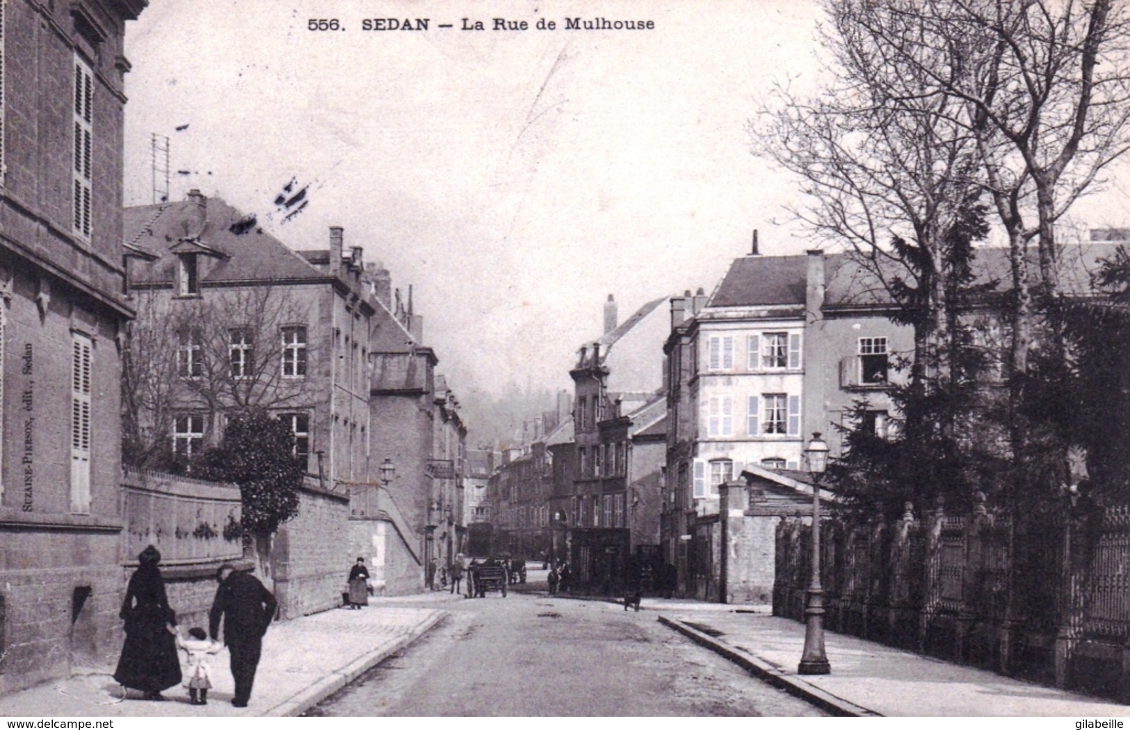 08 - Ardennes - SEDAN - La Rue De Mulhouse - Sedan
