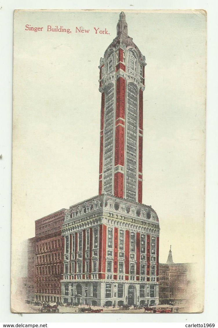 SINGER BUILDING, NEW YORK - NV  FP - Manhattan