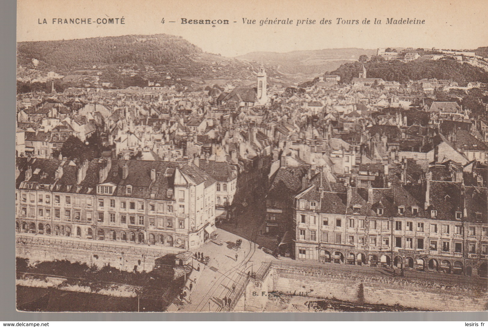 C. P. A - BESANCON - VUE GENERALE PRISE DES TOURS DE LA MADELEINE - 4 - B. F. - Besancon