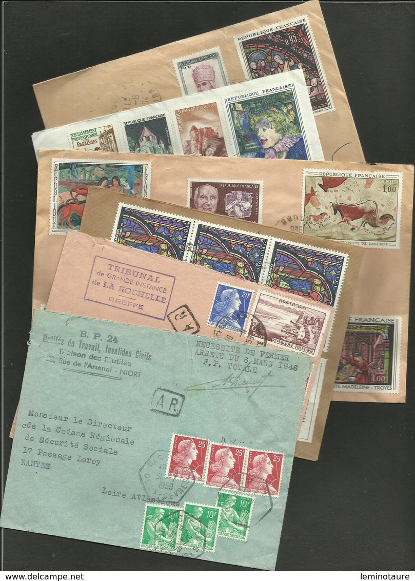 Lot D'enveloppes Diverses - Collections