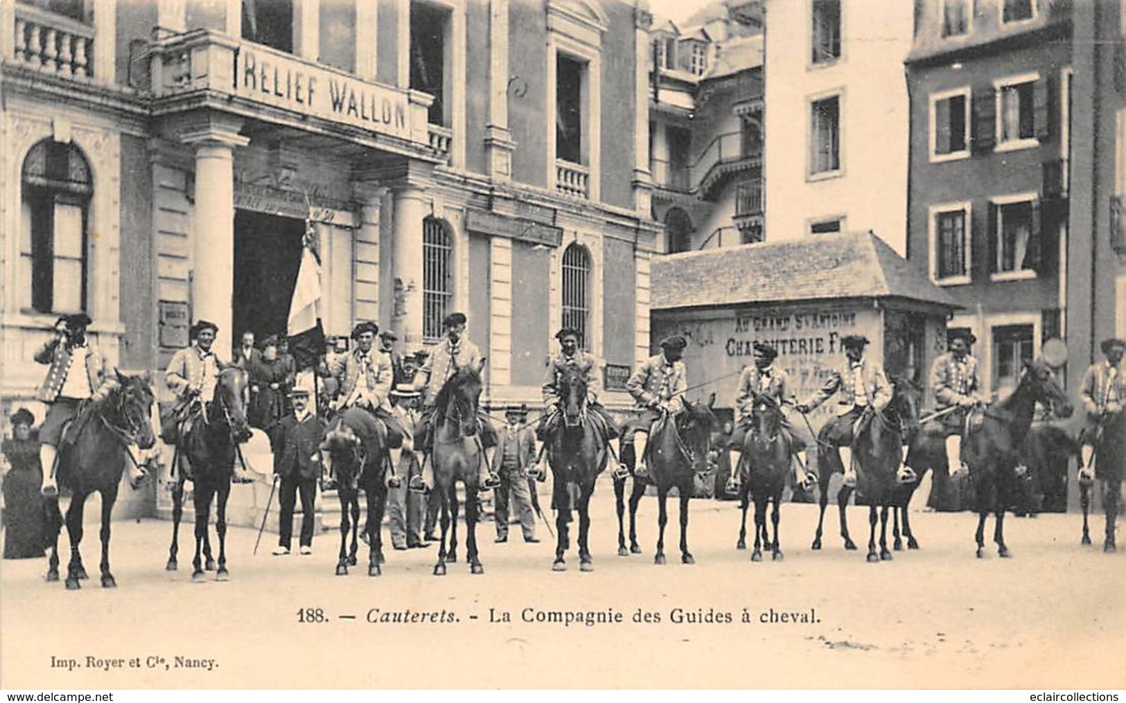 Cauterets          65        La Compagnie Des Guides A Cheval     N°188           (voir Scan) - Cauterets