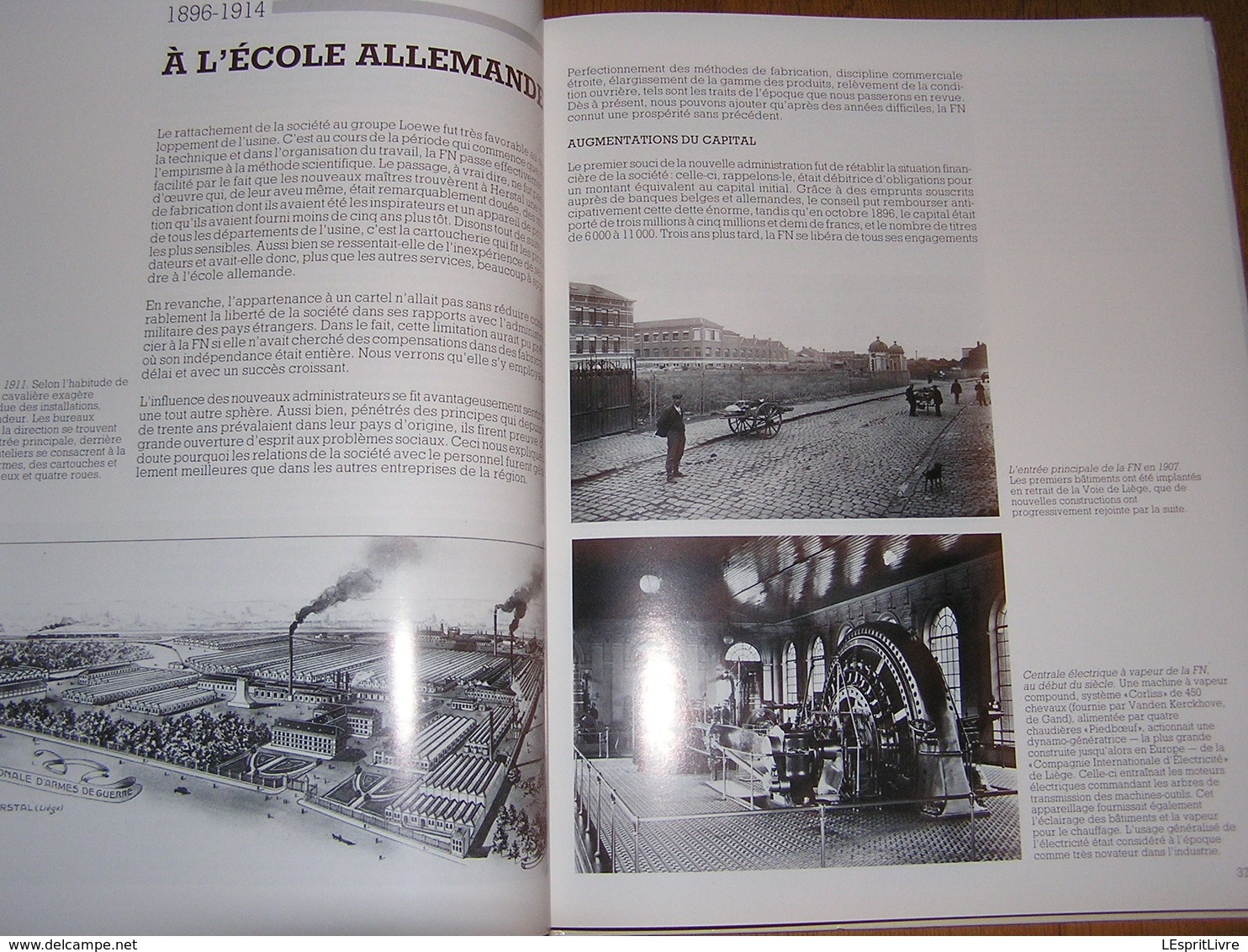 FN 100 Ans HISTOIRE D' UNE GRANDE ENTREPRISE LIEGEOISE 1889 1989 Fabrique Nationale Herstal Arme Armement Auto Moto Bus