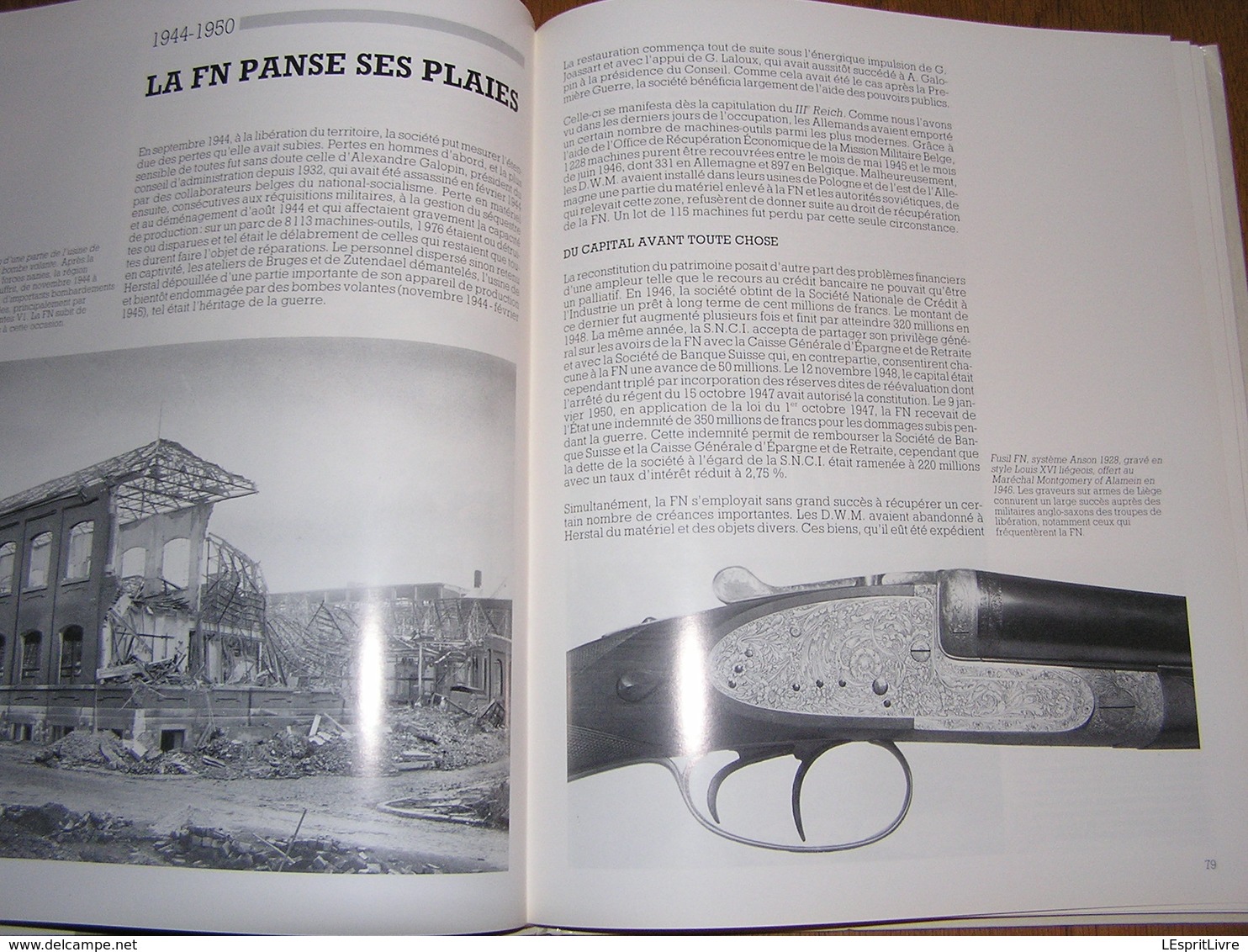 FN 100 Ans HISTOIRE D' UNE GRANDE ENTREPRISE LIEGEOISE 1889 1989 Fabrique Nationale Herstal Arme Armement Auto Moto Bus