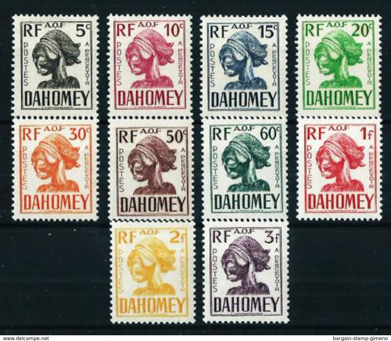 Dahomey (Francés) Nº Tasa-19/28 Nuevo* - Unused Stamps