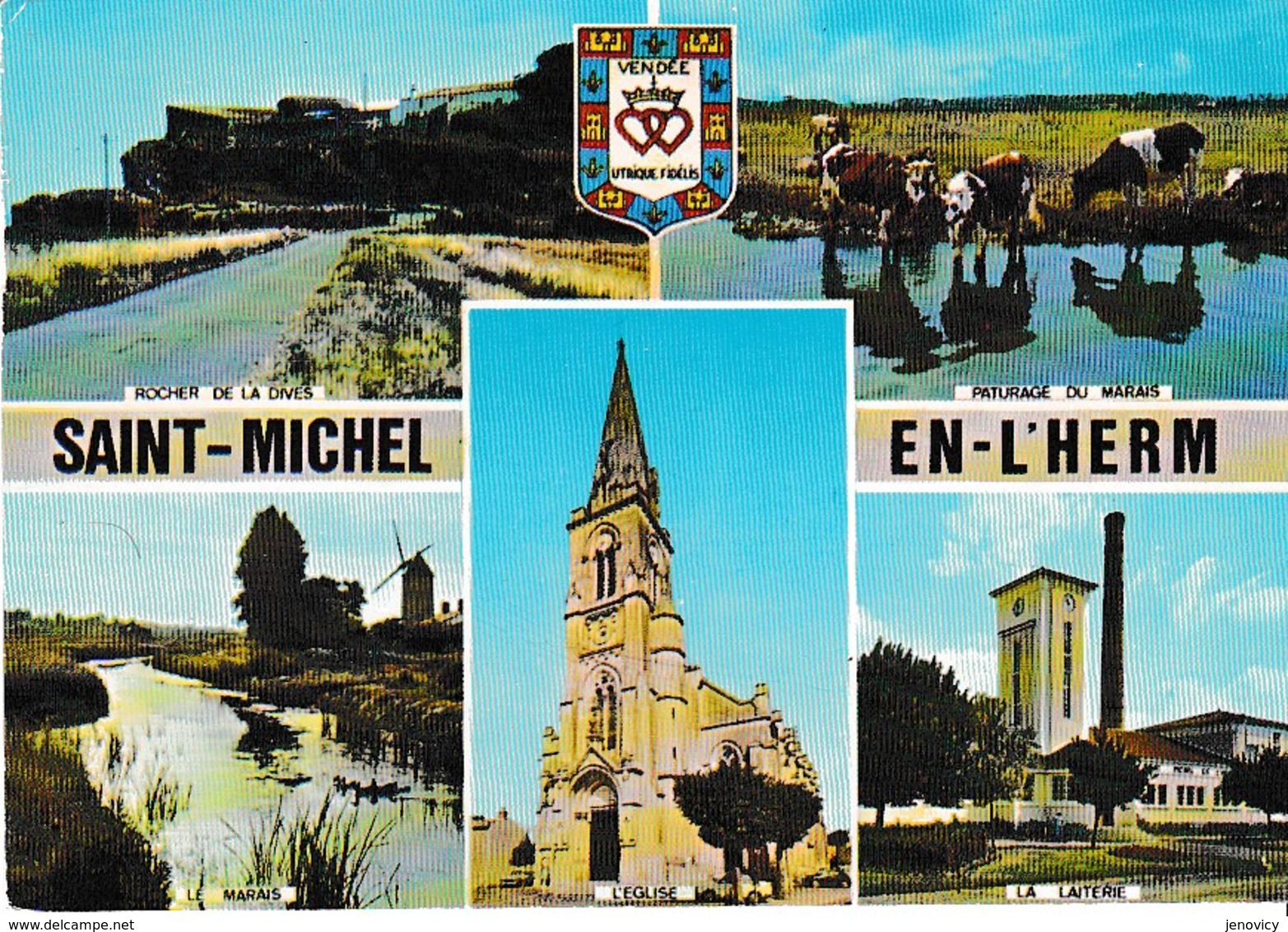 SAINT MICHEL EN L'HERM MULTI VUES ,BLASON REF 62371 - Saint Michel En L'Herm