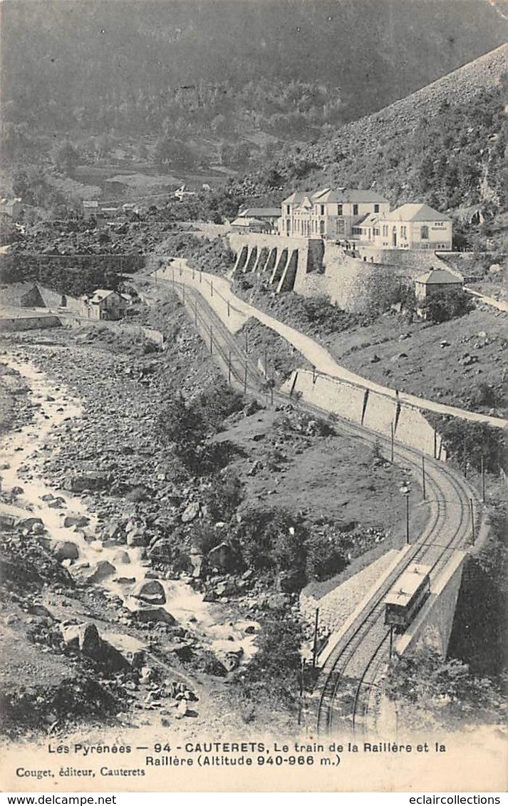 Cauterets          65         Le Train De La Raillère   .     (voir Scan) - Cauterets