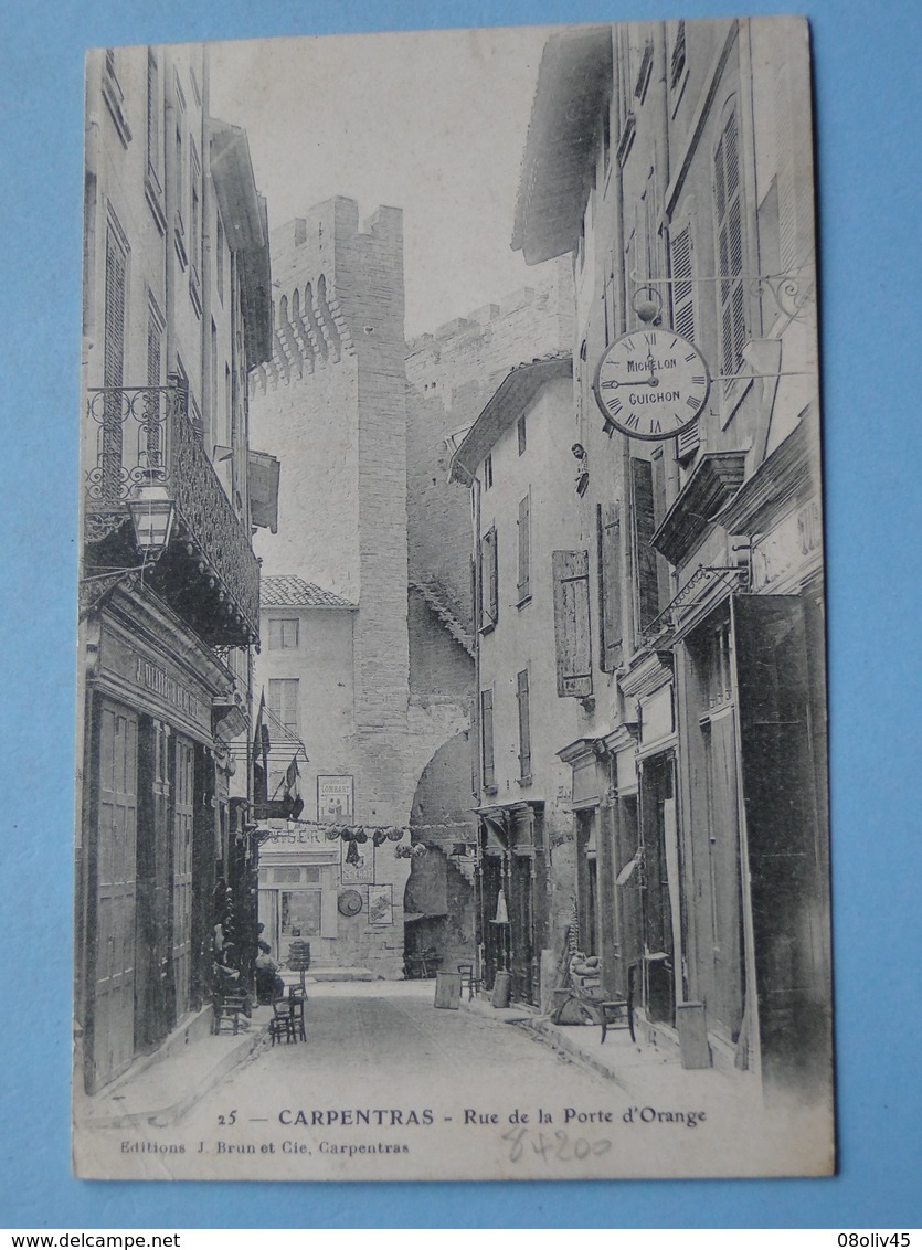 CARPENTRAS  (Vaucluse) -- Rue De La Porte D'Orange - Cpa "précurseur" 1904 - ANIMEE - Carpentras