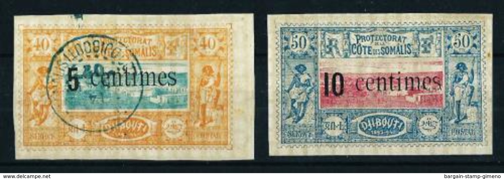 Costa De Somalia (Francesa) Nº 28/9*/º Cat.43€ - Unused Stamps