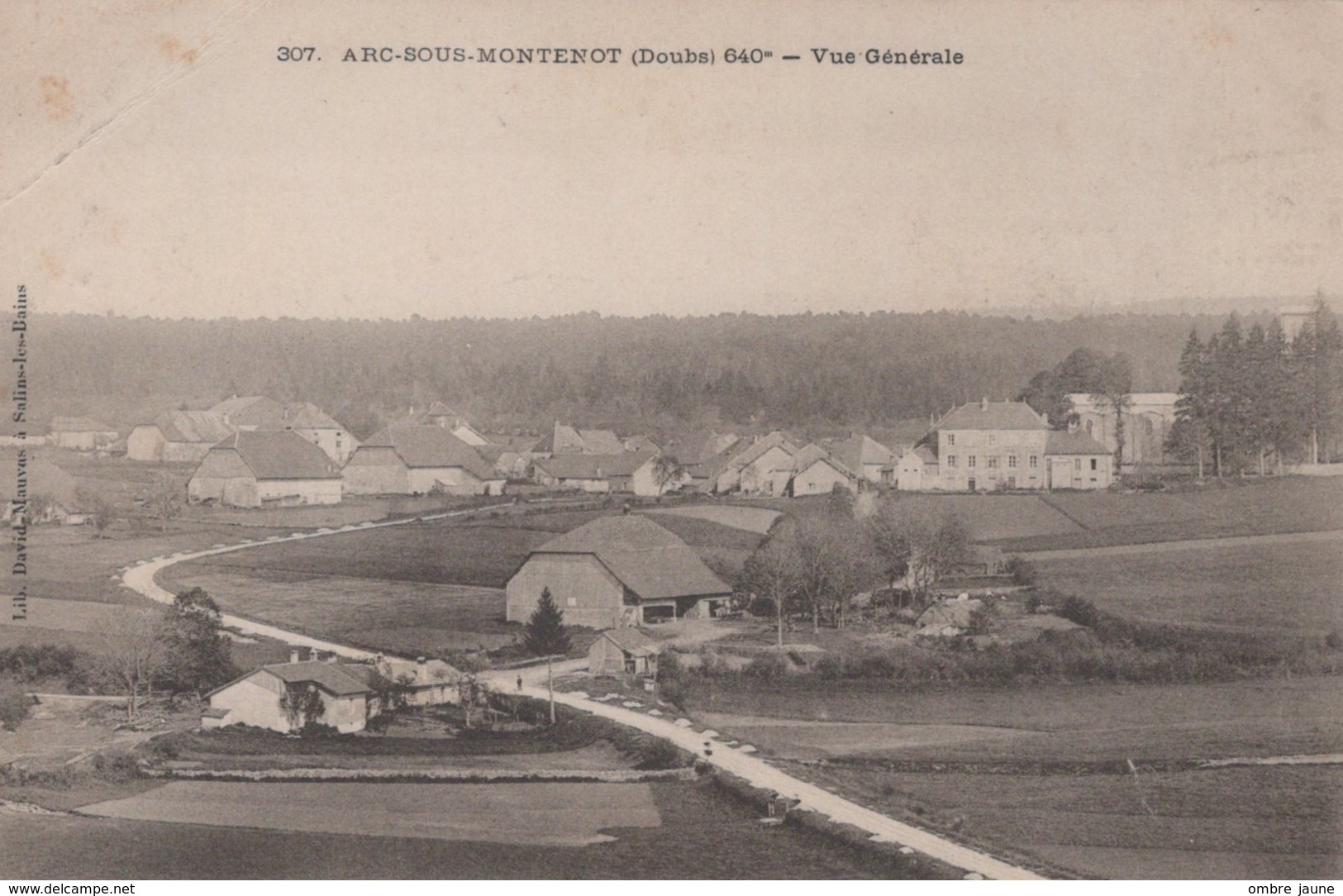 T4  - 25 - DOUBS -  ARC SOUS MONTENOT - Vue Générale - Autres & Non Classés