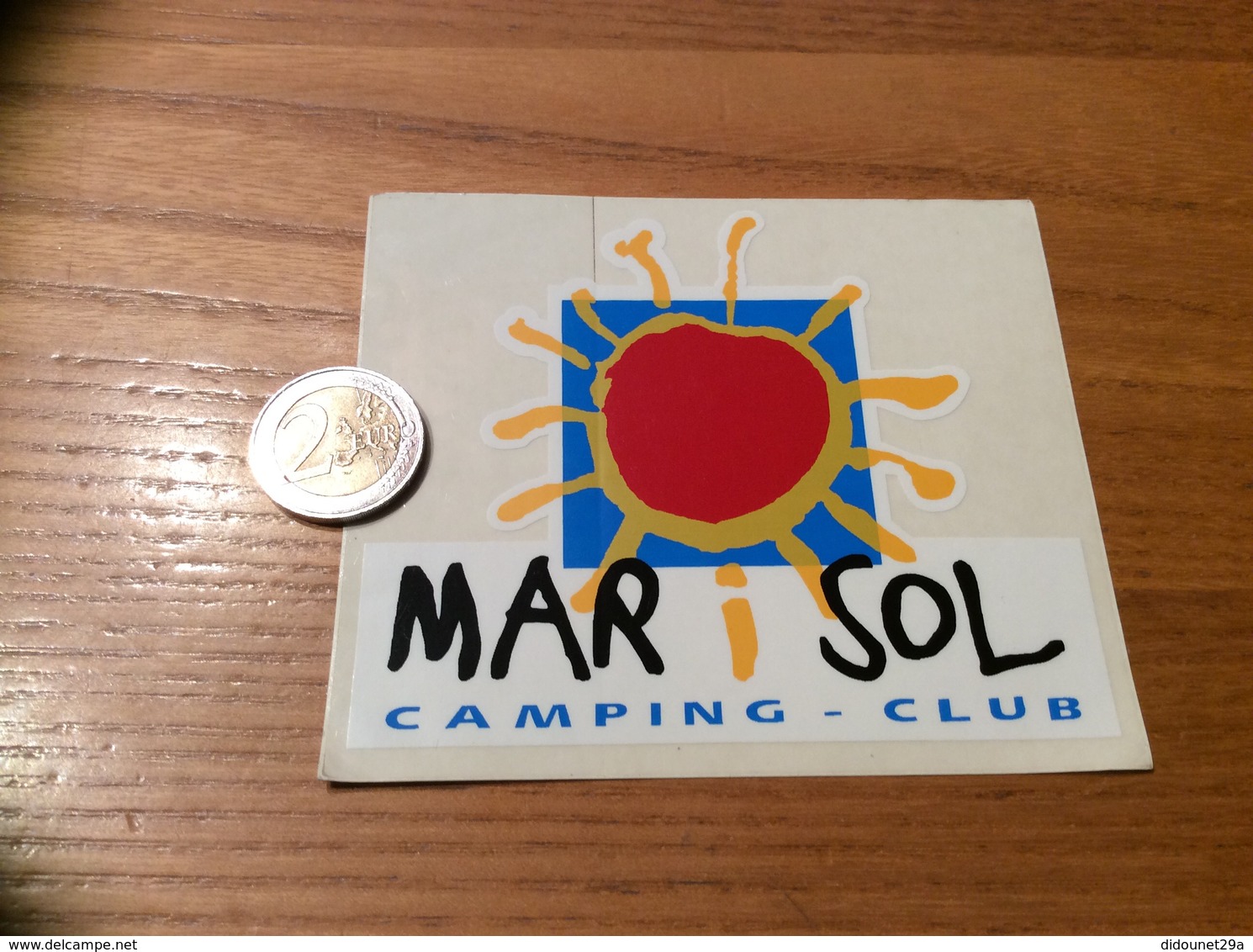 Autocollant, Sticker « CAMPING CLUB - MARiSOL» (TOREILLES 66) - Stickers