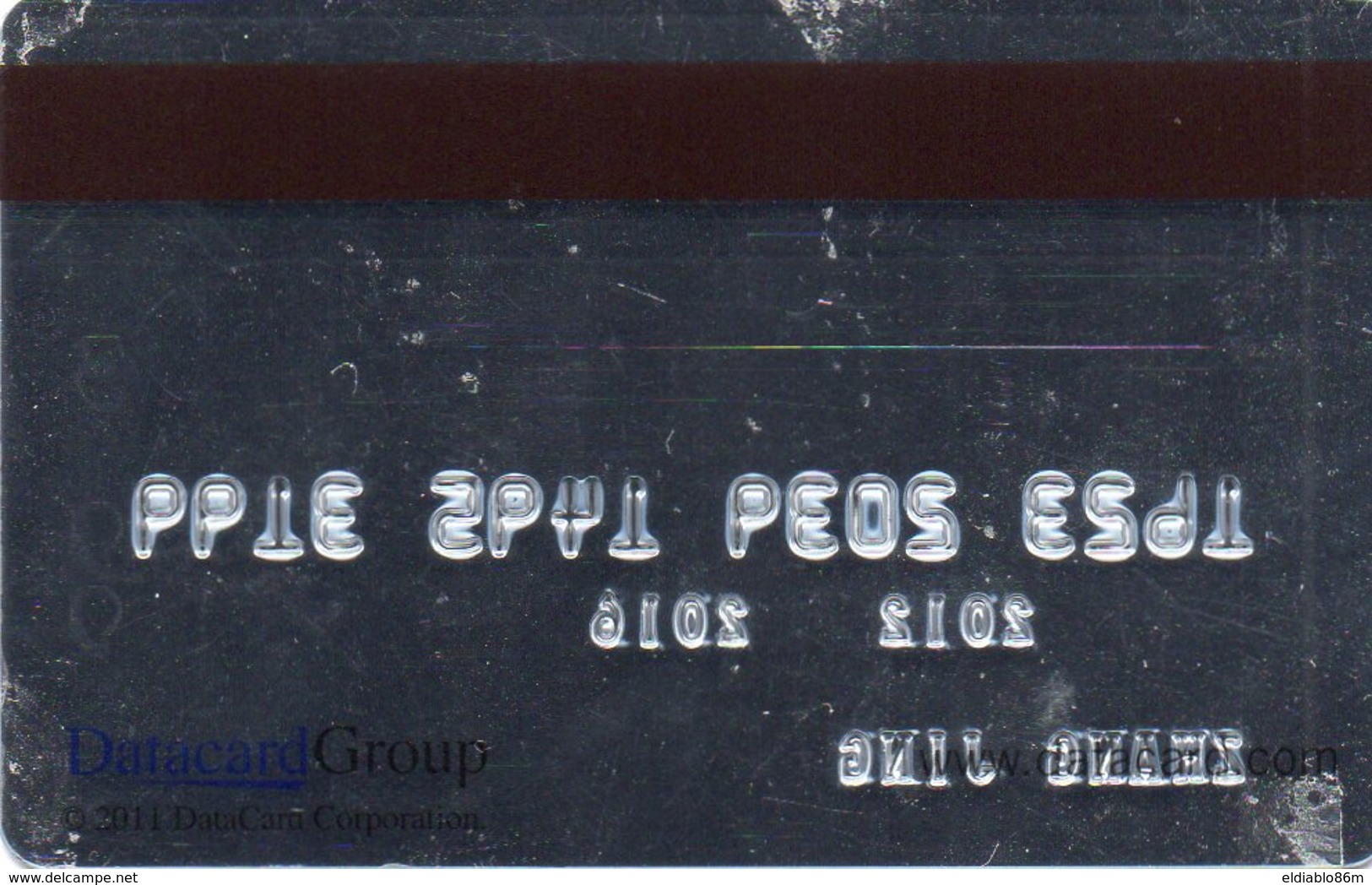 DATACARD - FINANCIAL - LIVE IN PARIS - TOUR EIFFEL - TEST PROOF - Credit Cards (Exp. Date Min. 10 Years)
